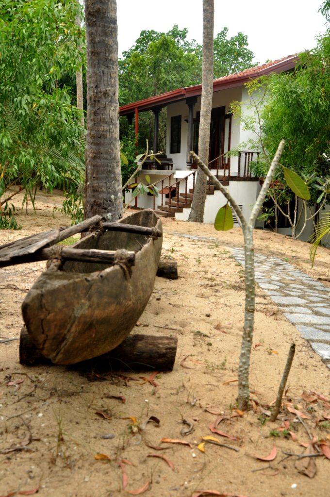 The Waves Beach Chalets, Tangalle, boat